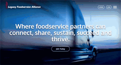 Desktop Screenshot of legacyfoodservicealliance.com