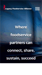 Mobile Screenshot of legacyfoodservicealliance.com