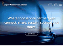 Tablet Screenshot of legacyfoodservicealliance.com